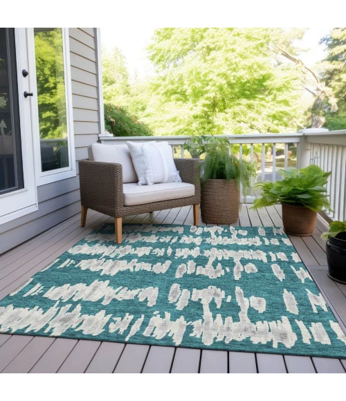 Addison Chantille ACN905-Teal 5 ft. X 7 ft. 6 in. Rectangle Rug