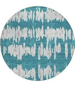 Addison Chantille ACN905-Teal 8 ft. X 8 ft. Round Rug