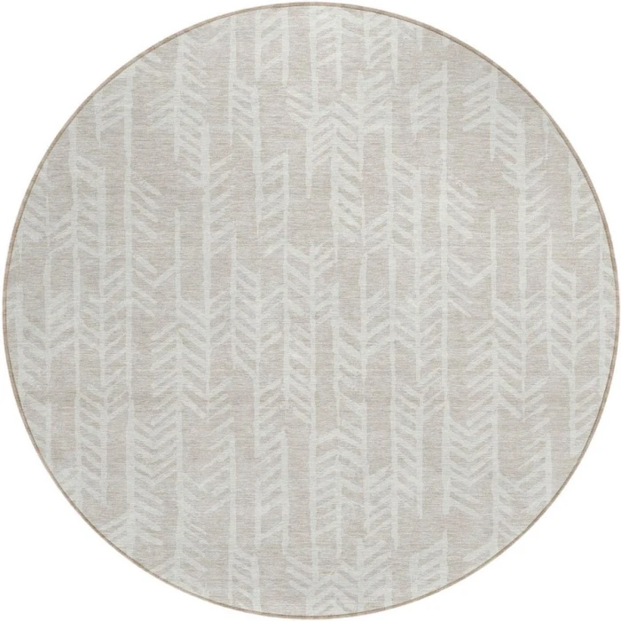 Addison Chantille ACN906-Beige 8 ft. X 8 ft. Round Rug