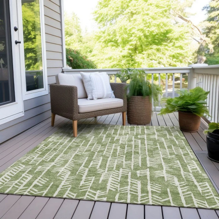Addison Chantille ACN906-Green 5 ft. X 7 ft. 6 in. Rectangle Rug