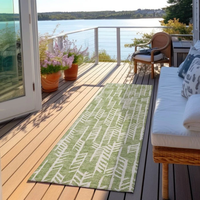 Addison Chantille ACN906-Green 2 ft. 3 in. X 7 ft. 6 in. Rectangle Rug