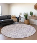Addison Chantille ACN906-Lavender 8 ft. X 8 ft. Round Rug