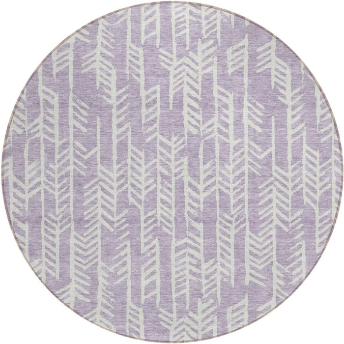 Addison Chantille ACN906-Lavender 8 ft. X 8 ft. Round Rug