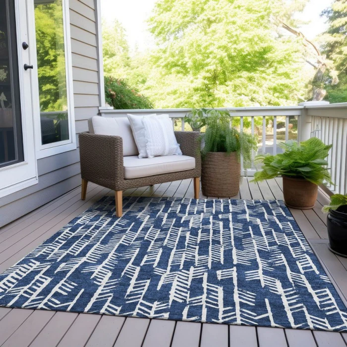 Addison Chantille ACN906-Navy 3 ft. X 5 ft. Rectangle Rug