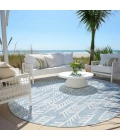 Addison Chantille ACN906-Sky 8 ft. X 8 ft. Round Rug