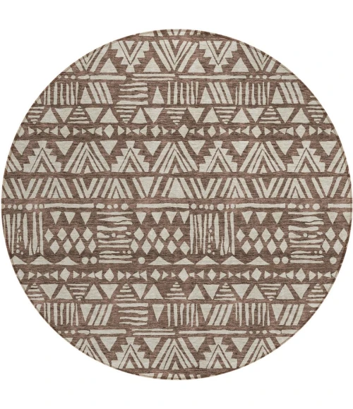 Addison Chantille ACN907-Brown 8 ft. X 8 ft. Round Rug