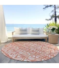 Addison Chantille ACN907-Coral 8 ft. X 8 ft. Round Rug