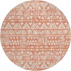 Addison Chantille ACN907-Coral 8 ft. X 8 ft. Round Rug