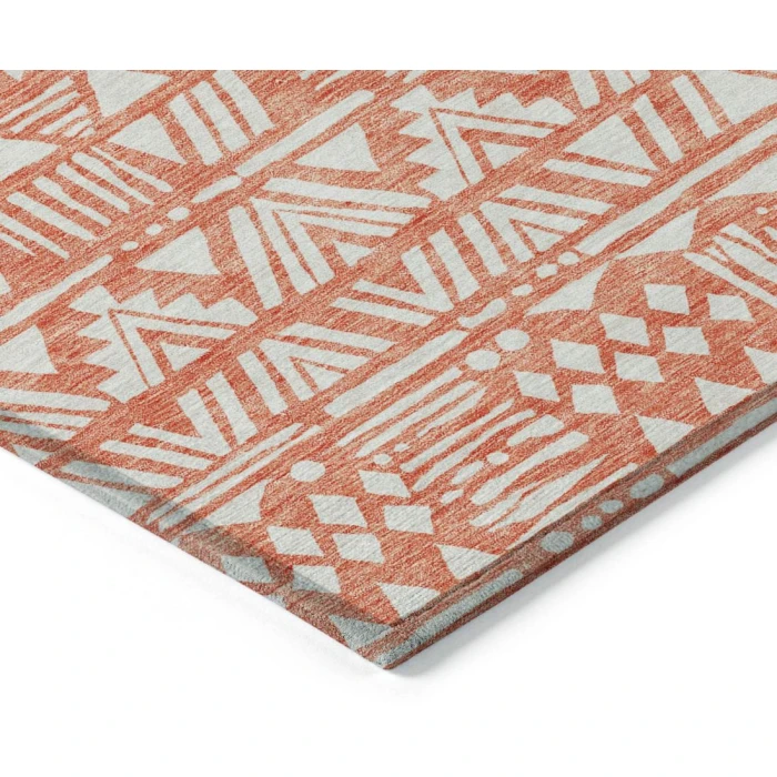 Addison Chantille ACN907-Coral 8 ft. X 8 ft. Round Rug