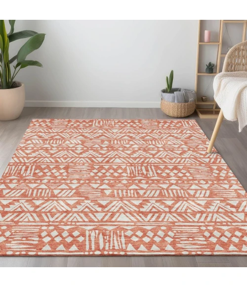 Addison Chantille ACN907-Coral 5 ft. X 7 ft. 6 in. Rectangle Rug