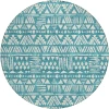 Addison Chantille ACN907-Teal 8 ft. X 8 ft. Round Rug