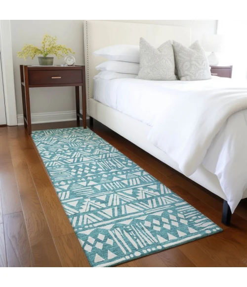 Addison Chantille ACN907-Teal 2 ft. 3 in. X 7 ft. 6 in. Rectangle Rug