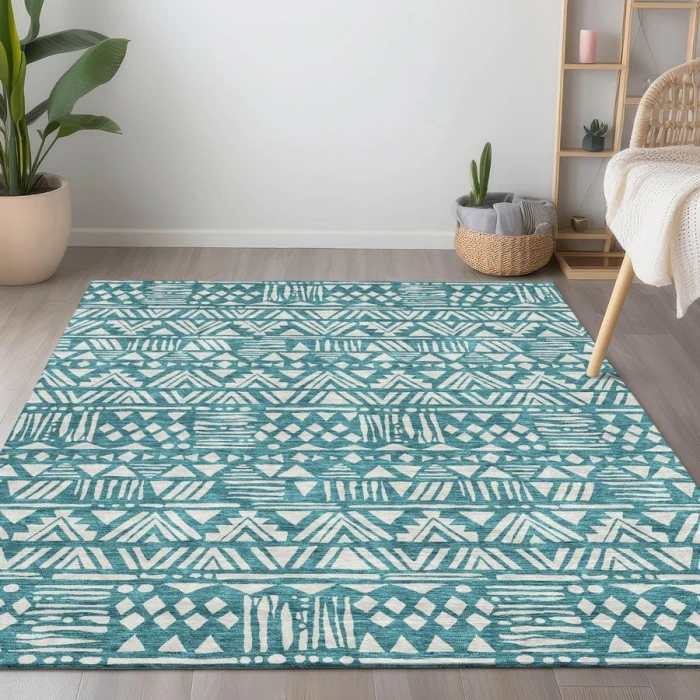 Addison Chantille ACN907-Teal 9 ft. X 12 ft. Rectangle Rug