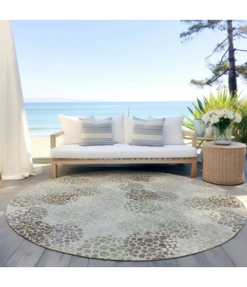 Addison Chantille ACN908-Beige 8 ft. X 8 ft. Round Rug