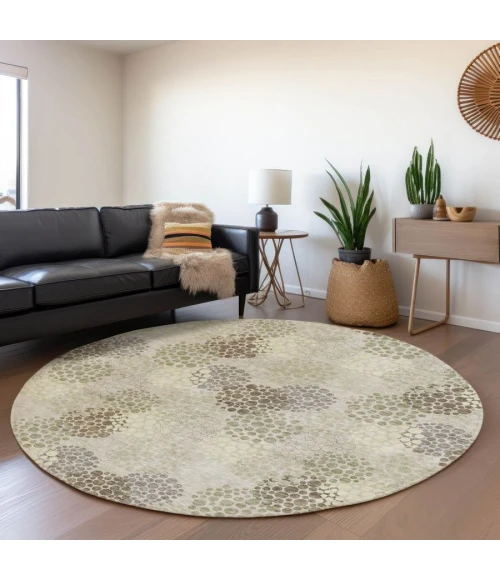 Addison Chantille ACN908-Beige 8 ft. X 8 ft. Round Rug