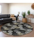 Addison Chantille ACN908-Black 8 ft. X 8 ft. Round Rug
