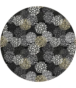 Addison Chantille ACN908-Black 8 ft. X 8 ft. Round Rug