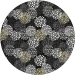 Addison Chantille ACN908-Black 8 ft. X 8 ft. Round Rug