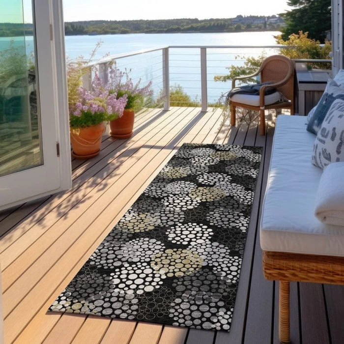 Addison Chantille ACN908-Black 2 ft. 3 in. X 7 ft. 6 in. Rectangle Rug