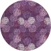 Addison Chantille ACN908-Eggplant 8 ft. X 8 ft. Round Rug