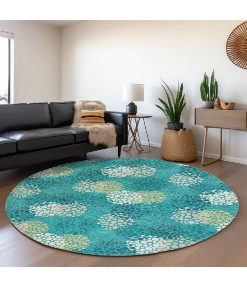 Addison Chantille ACN908-Emerald 8 ft. X 8 ft. Round Rug
