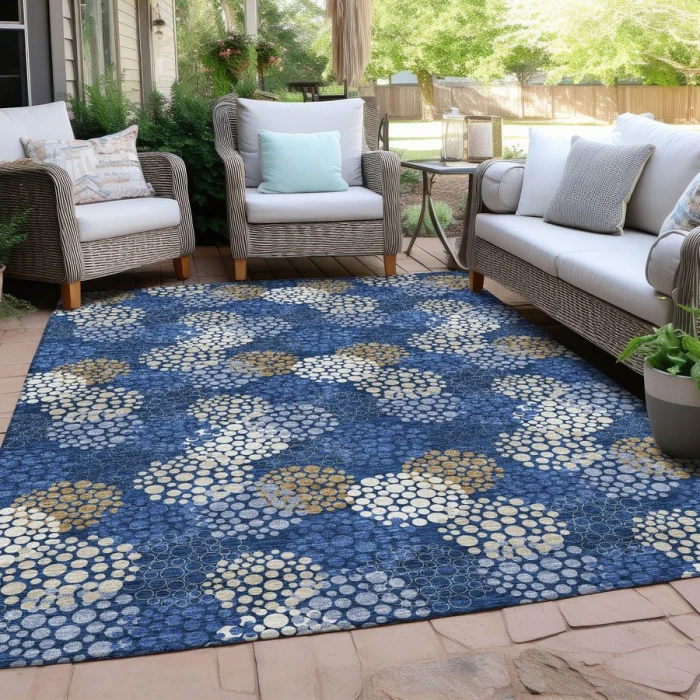Addison Chantille ACN908-Navy 5 ft. X 7 ft. 6 in. Rectangle Rug
