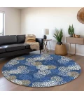 Addison Chantille ACN908-Navy 8 ft. X 8 ft. Round Rug