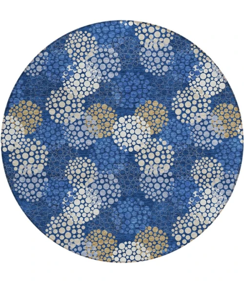 Addison Chantille ACN908-Navy 8 ft. X 8 ft. Round Rug