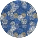 Addison Chantille ACN908-Navy 8 ft. X 8 ft. Round Rug