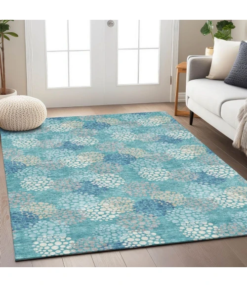 Addison Chantille ACN908-Teal 3 ft. X 5 ft. Rectangle Rug