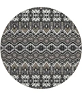 Addison Chantille ACN909-Charcoal 8 ft. X 8 ft. Round Rug