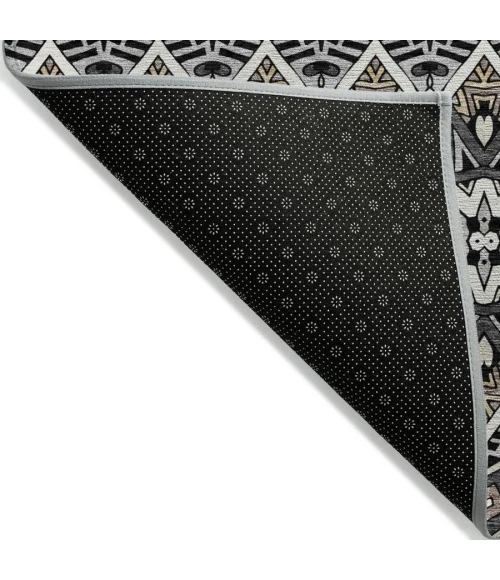 Addison Chantille ACN909-Charcoal 8 ft. X 8 ft. Round Rug