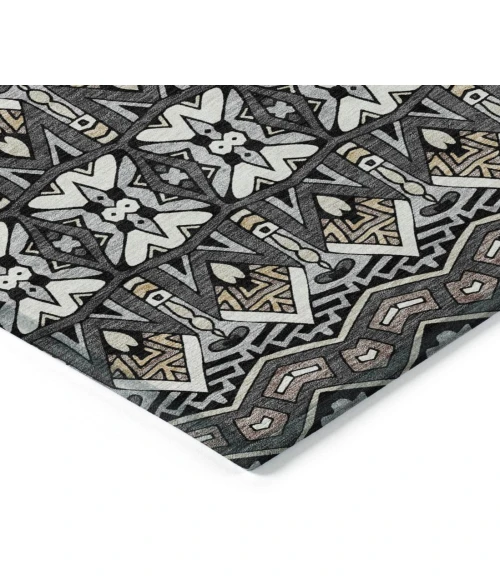 Addison Chantille ACN909-Charcoal 8 ft. X 8 ft. Round Rug