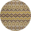 Addison Chantille ACN909-Gold 8 ft. X 8 ft. Round Rug