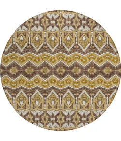 Addison Chantille ACN909-Gold 8 ft. X 8 ft. Round Rug