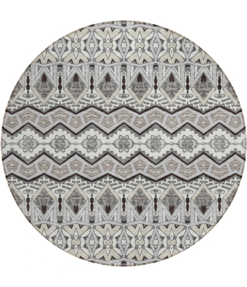 Addison Chantille ACN909-Gray 8 ft. X 8 ft. Round Rug