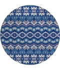 Addison Chantille ACN909-Navy 8 ft. X 8 ft. Round Rug