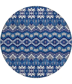 Addison Chantille ACN909-Navy 8 ft. X 8 ft. Round Rug