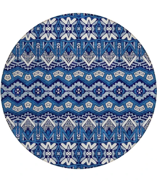 Addison Chantille ACN909-Navy 8 ft. X 8 ft. Round Rug