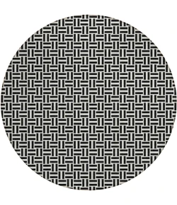 Addison Chantille ACN911-Black 8 ft. X 8 ft. Round Rug