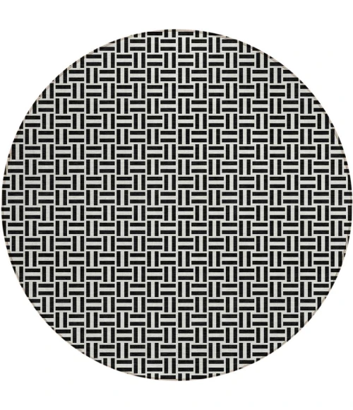 Addison Chantille ACN911-Black 8 ft. X 8 ft. Round Rug