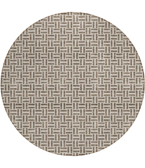 Addison Chantille ACN911-Brown 8 ft. X 8 ft. Round Rug