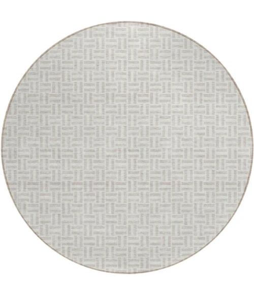 Addison Chantille ACN911-Taupe 8 ft. X 8 ft. Round Rug