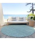 Addison Chantille ACN911-Teal 8 ft. X 8 ft. Round Rug