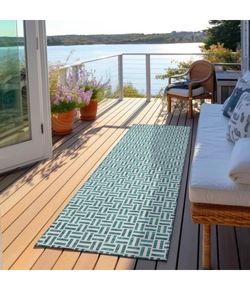 Addison Chantille ACN911-Teal 2 ft. 3 in. X 7 ft. 6 in. Rectangle Rug