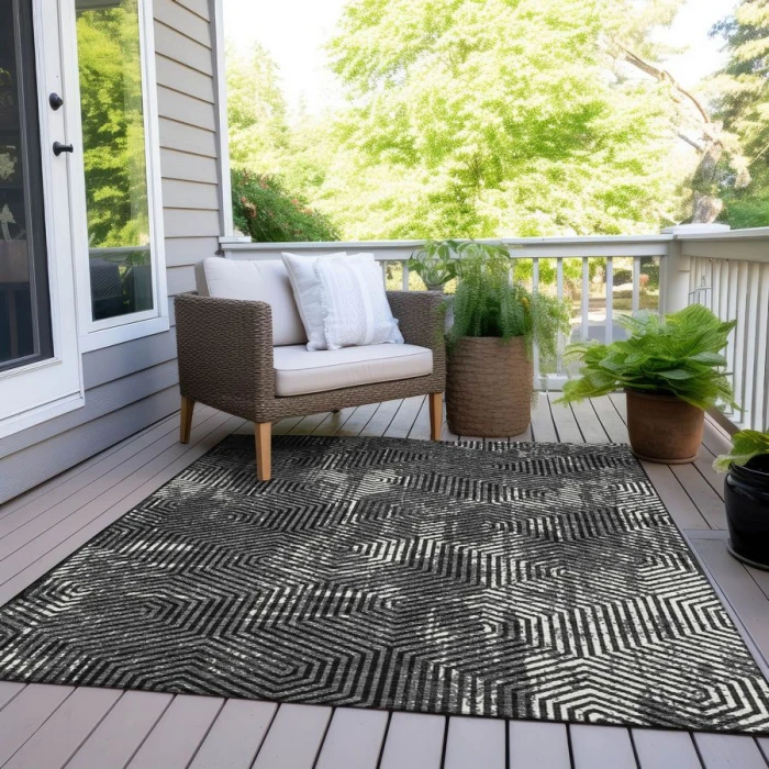 Addison Chantille ACN912-Black 9 ft. X 12 ft. Rectangle Rug