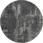 Addison Chantille ACN912-Black 8 ft. X 8 ft. Round Rug