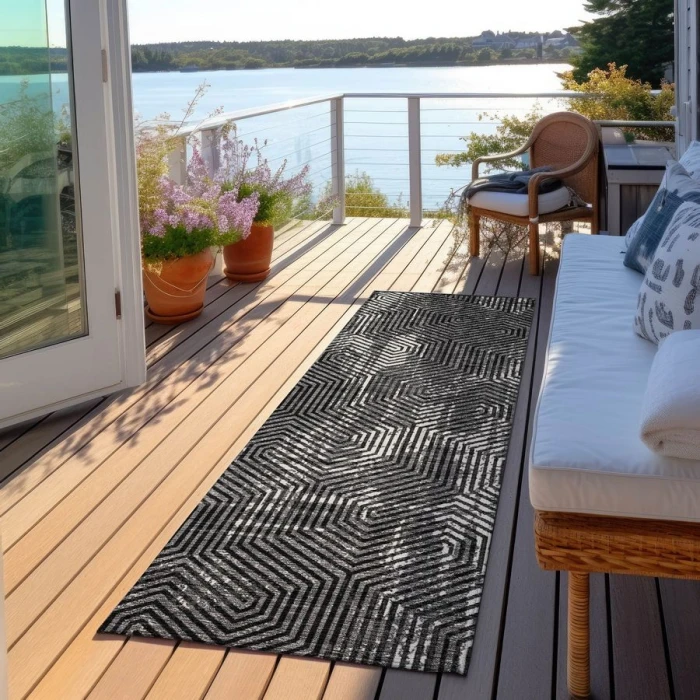 Addison Chantille ACN912-Black 2 ft. 3 in. X 7 ft. 6 in. Rectangle Rug