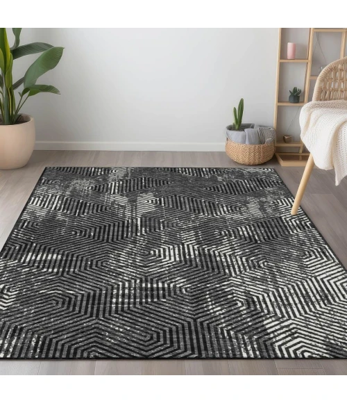 Addison Chantille ACN912-Black 5 ft. X 7 ft. 6 in. Rectangle Rug