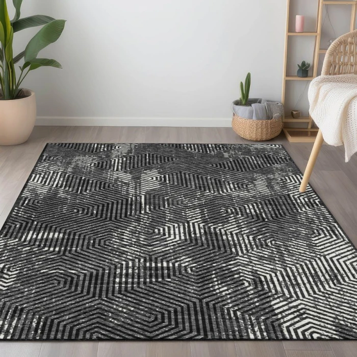 Addison Chantille ACN912-Black 9 ft. X 12 ft. Rectangle Rug